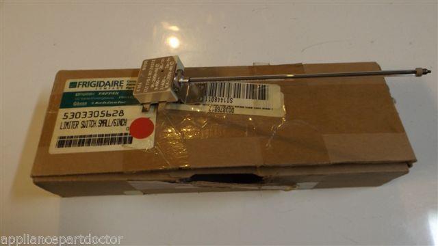 Frigidaire Admiral STOVE 5303305628 Limiter switch, small/6 inch NEW IN BOX Frigidaire Admiral STOVE 5303305628 Limiter switch, small/6 inch NEW IN BOX